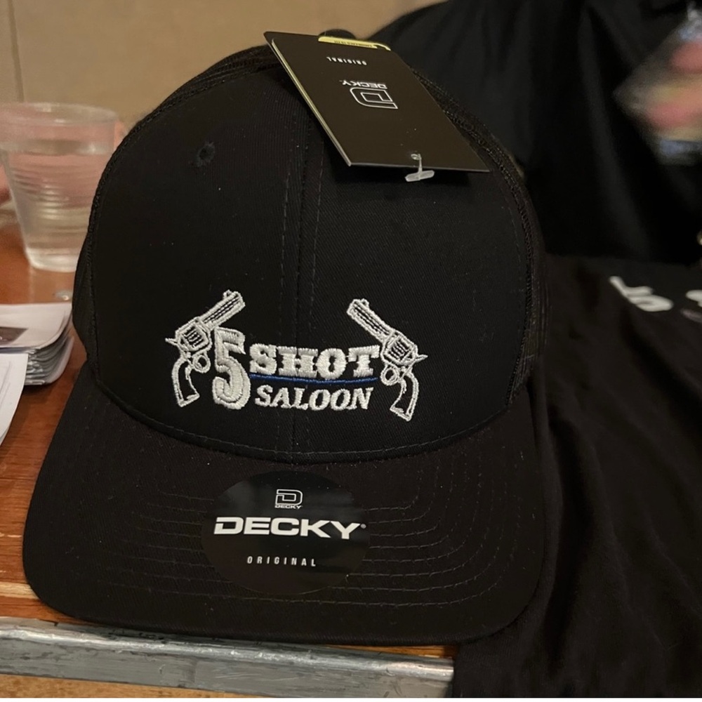5-shot saloon hat. Authentic merchandise from a Purple Heart recipient. New